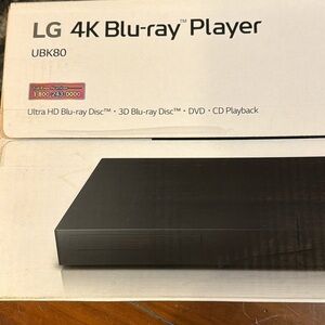 LG 4K Blu-ray Player in Black